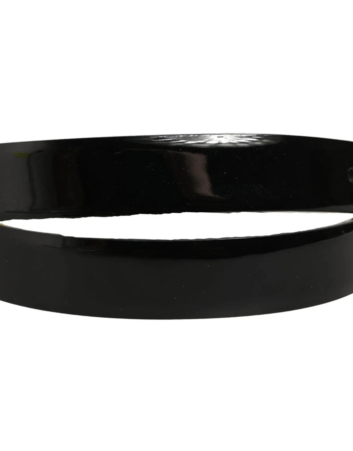 Dolce &amp; Gabbana Sample Sale | Dolce &amp; Gabbana Black Classic Leather Gold Tone Buckle Belt - | Designer outlet