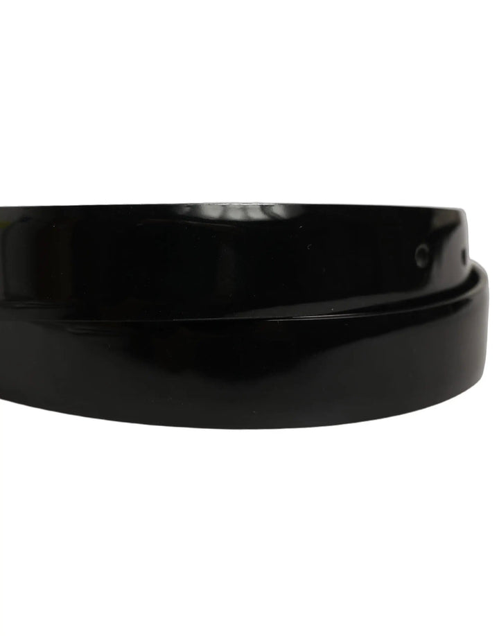 Dolce &amp; Gabbana Sample Sale | Dolce &amp; Gabbana Black Classic Leather Gold Tone Buckle Belt - | Designer outlet