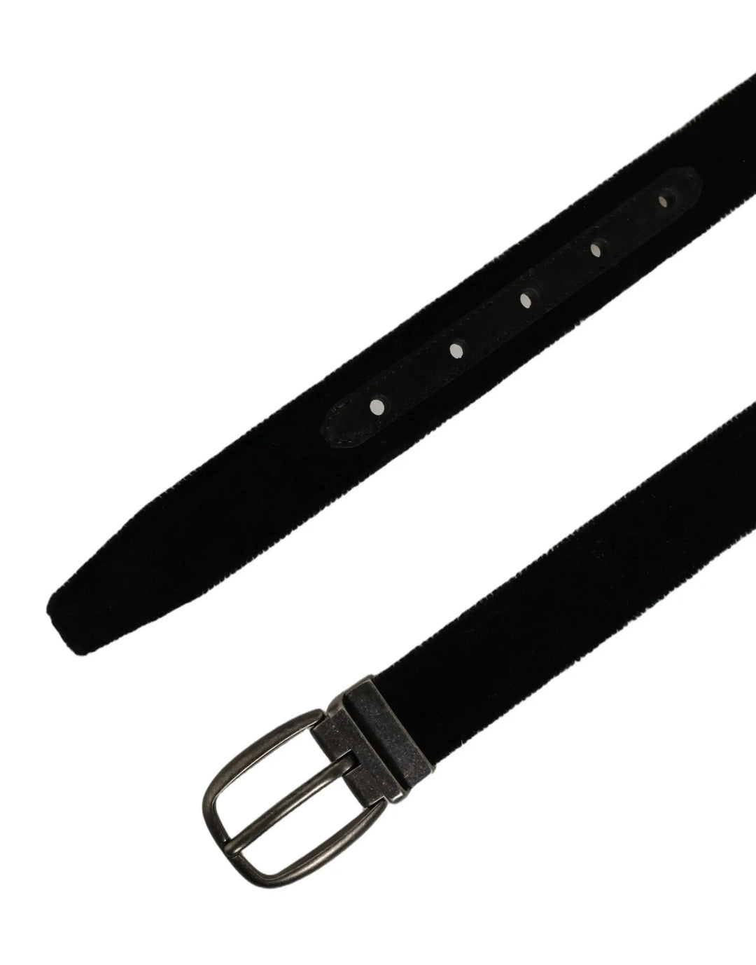 Dolce &amp; Gabbana Sample Sale | Dolce &amp; Gabbana Black Cotton Metal Buckle Classic Men Belt - | Designer outlet