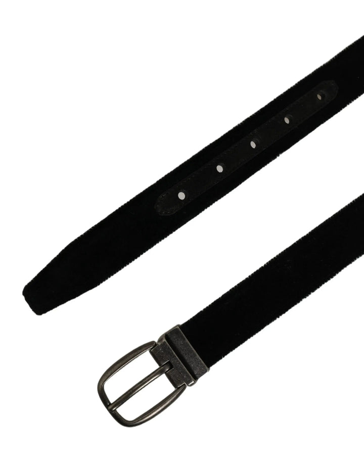 Dolce &amp; Gabbana Sample Sale | Dolce &amp; Gabbana Black Cotton Metal Buckle Classic Men Belt - | Designer outlet
