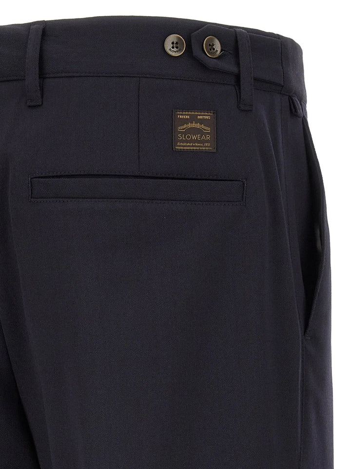 Incotex Sample Sale | Incotex Blue Polyester Dress Pants - | Designer outlet