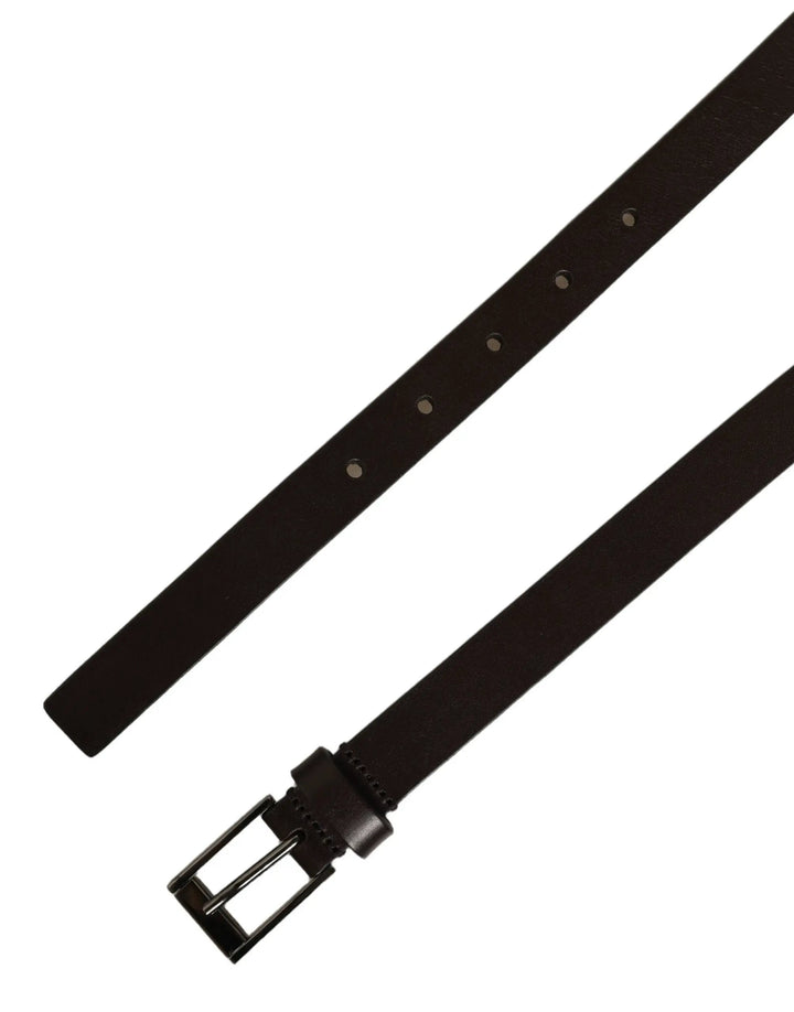 Dolce &amp; Gabbana Sample Sale | Dolce &amp; Gabbana Brown Leather Double Wrap Metal Buckle Belt - | Designer outlet