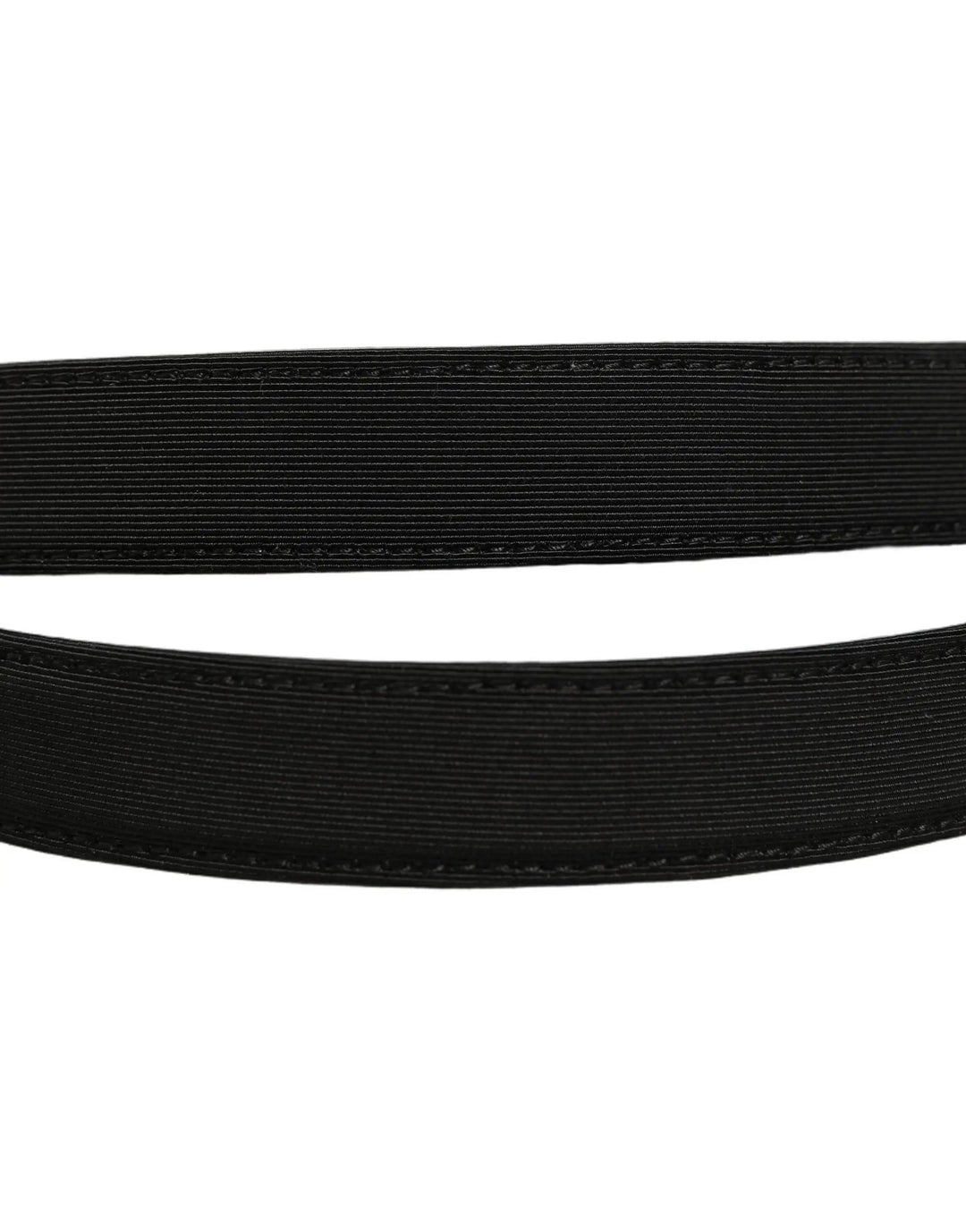 Dolce &amp; Gabbana Sample Sale | Dolce &amp; Gabbana Black Canvas Leather Gold Metal Buckle Belt - | Designer outlet