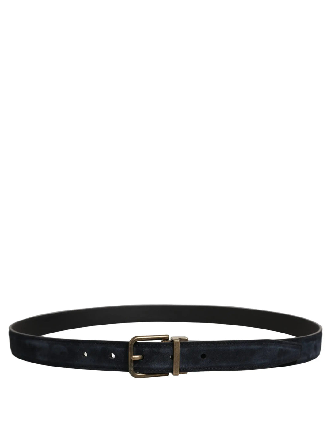 Dolce &amp; Gabbana Sample Sale | Dolce &amp; Gabbana Men Black Leather Gold Tone Metal Buckle Belt - | Designer outlet