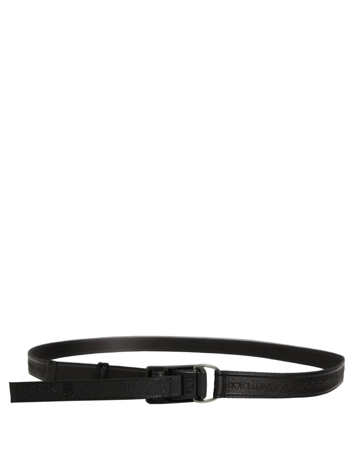 Dolce &amp; Gabbana Sample Sale | Dolce &amp; Gabbana Men Black Nylon Webbing Plastic Buckle Belt - | Designer outlet