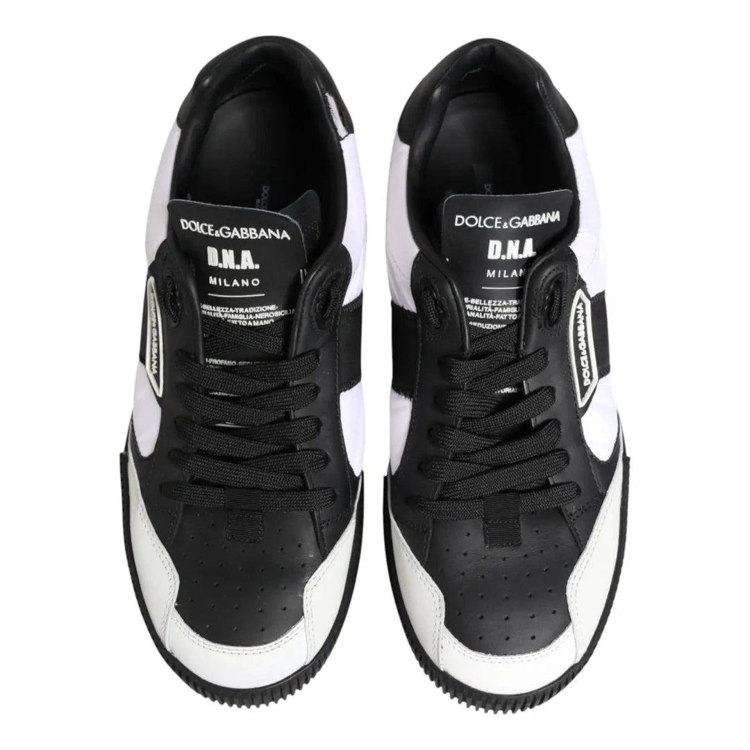 Dolce &amp; Gabbana Sample Sale | Dolce &amp; Gabbana Black White MIAMI Low Top Men Sneakers Shoes - | Designer outlet