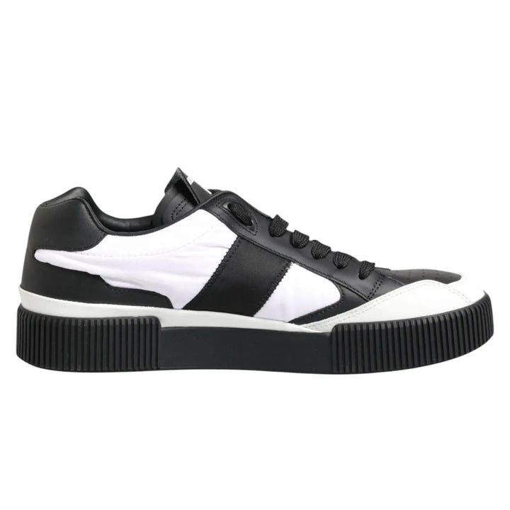 Dolce &amp; Gabbana Sample Sale | Dolce &amp; Gabbana Black White MIAMI Low Top Men Sneakers Shoes - | Designer outlet