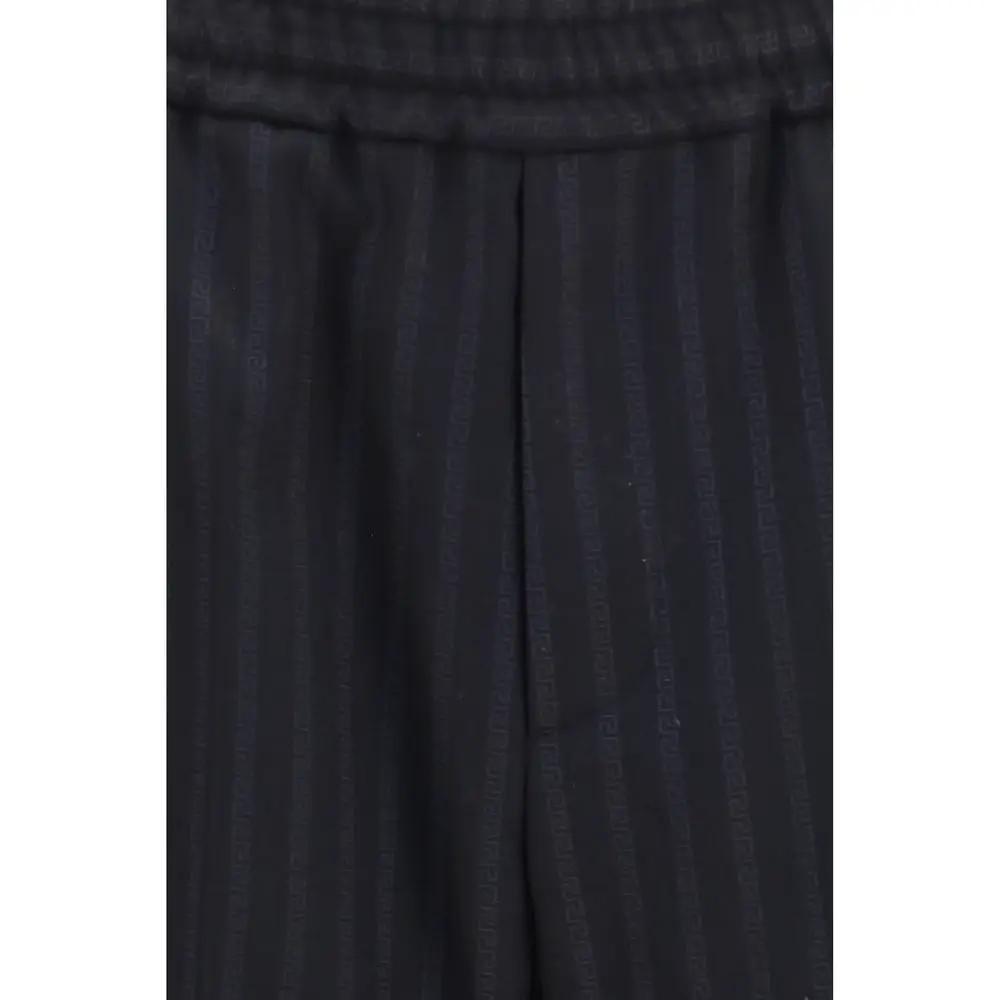Versace Sample Sale | Versace Black Wool Oves Aries Dress Pants - | Designer outlet
