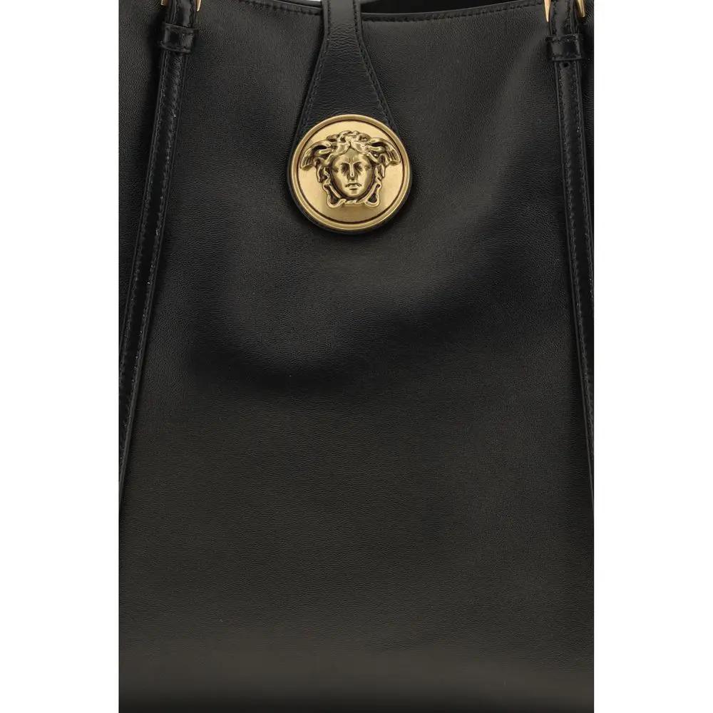 Versace Sample Sale | Versace Black Lamb Ovis Aries Shoulder Bag - | Designer outlet