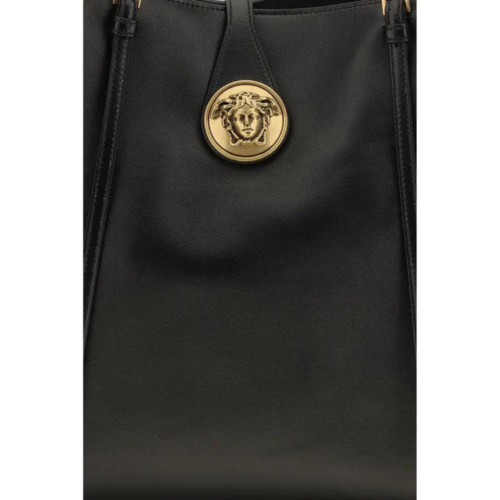 Versace Sample Sale | Versace Black Lamb Ovis Aries Shoulder Bag - | Designer outlet