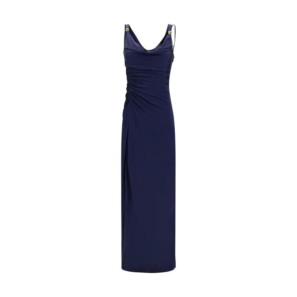Versace Sample Sale | Versace Blue Viscose Casual Dress - | Designer outlet