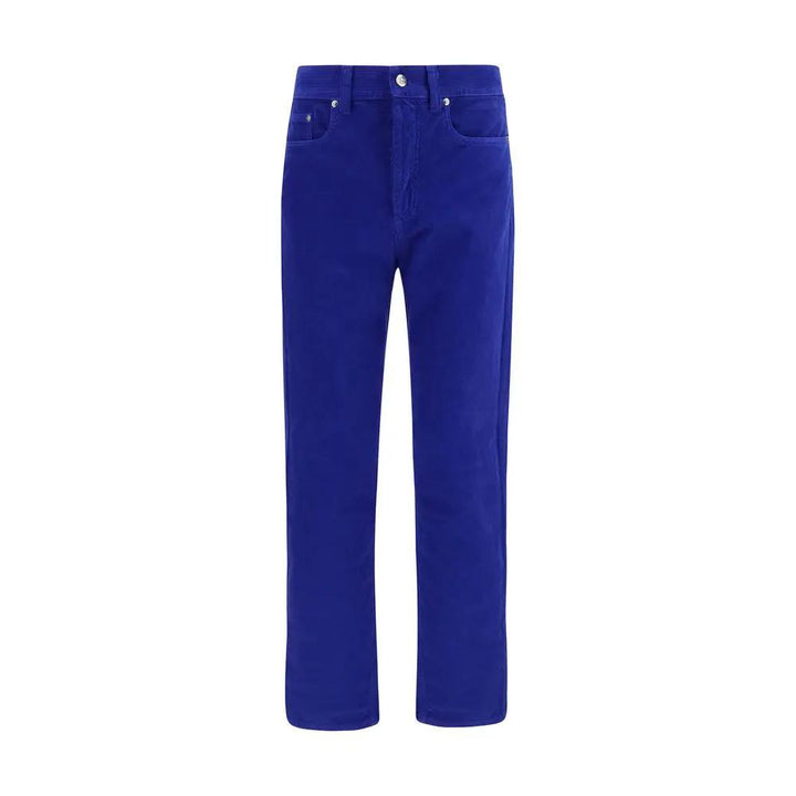 Versace Sample Sale | Versace Blue Cotton Straight-Leg Jeans - | Designer outlet