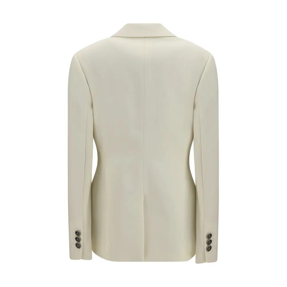Versace Sample Sale | Versace Beige Wool Oves Aries Blazer - | Designer outlet