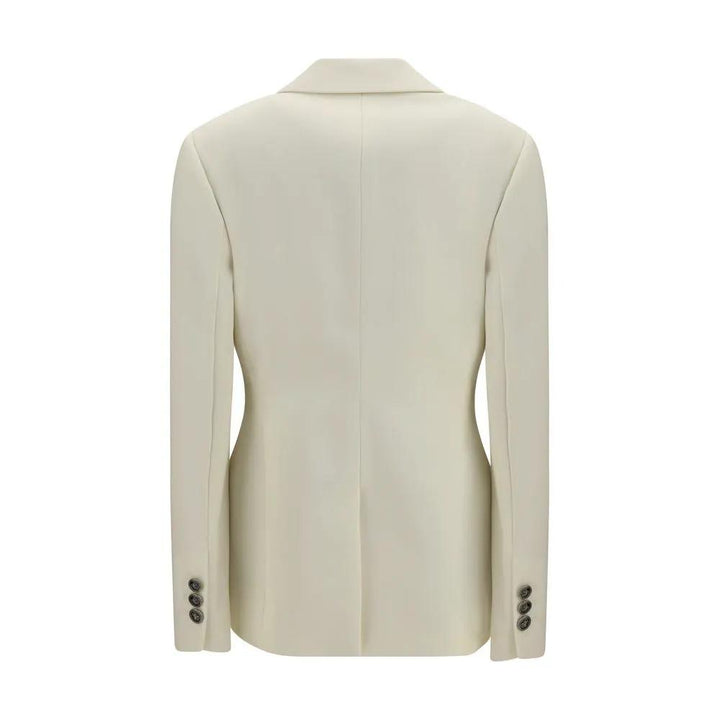Versace Sample Sale | Versace Beige Wool Oves Aries Blazer - | Designer outlet