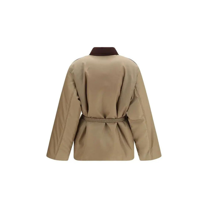 Versace Sample Sale | Versace Beige Nylon Full-Length Jacket - | Designer outlet