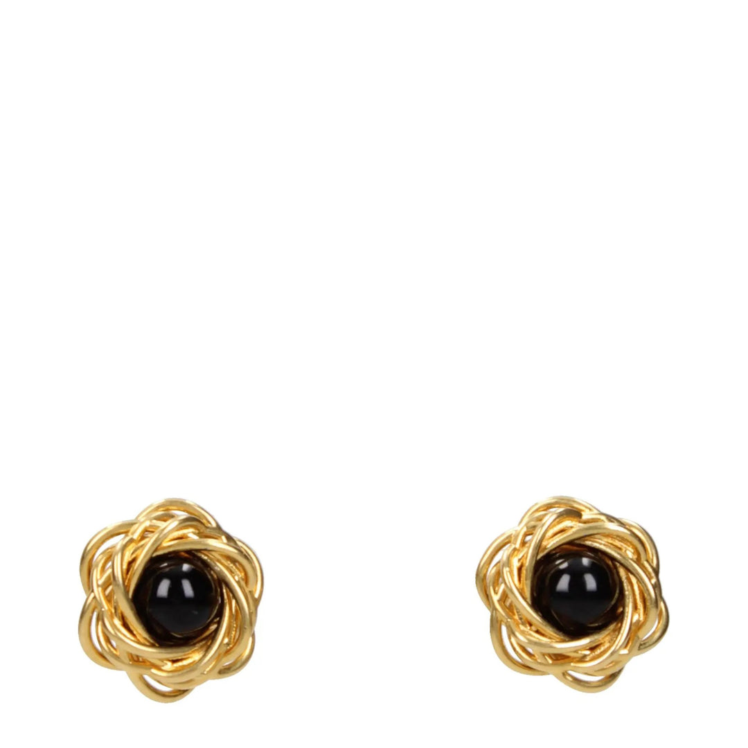 Patou Sample Sale | Patou Gold Brass Earrings - | Designer outlet