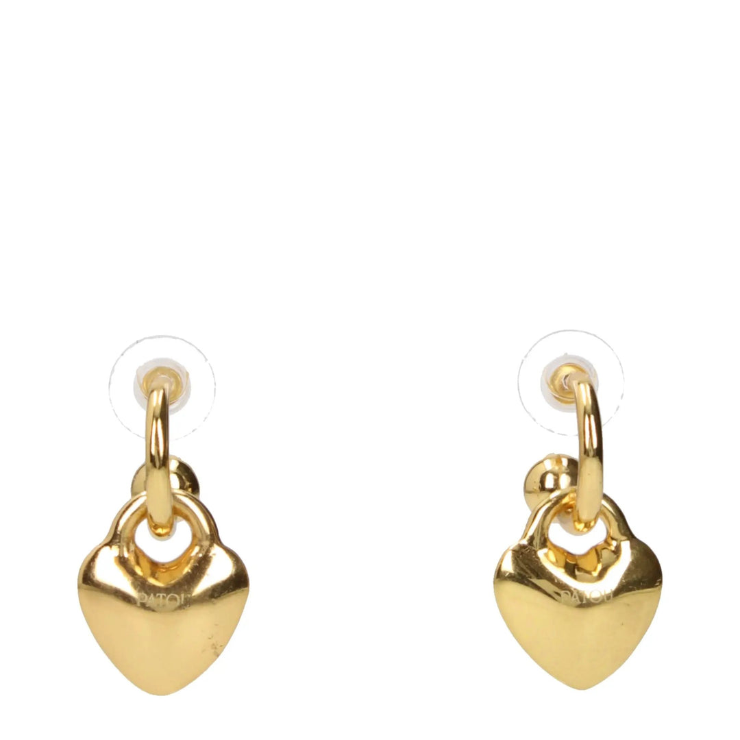 Patou Sample Sale | Patou Gold Brass Earrings - | Designer outlet