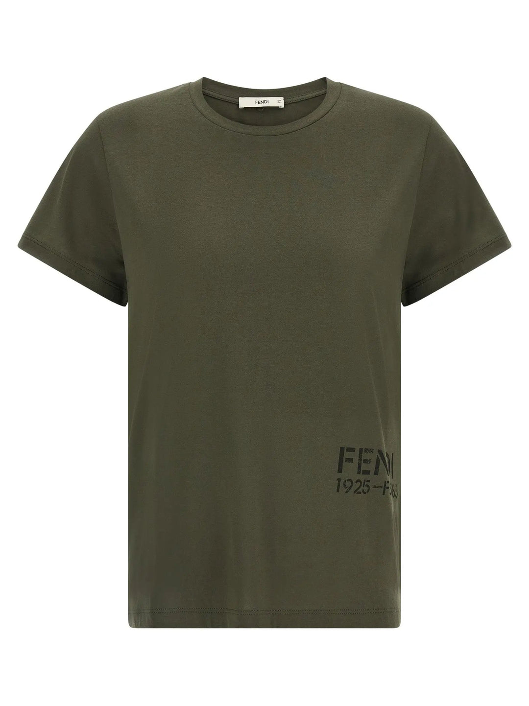 Fendi Sample Sale | Fendi Bicolor Cotton T-Shirt - | Designer outlet