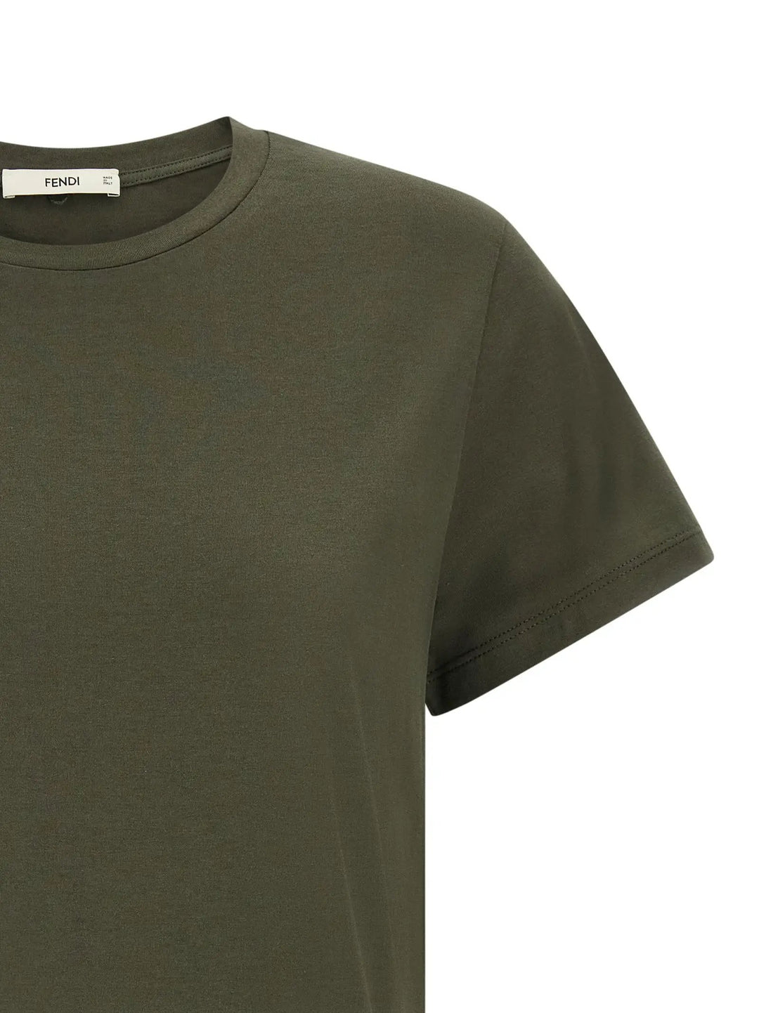 Fendi Sample Sale | Fendi Bicolor Cotton T-Shirt - | Designer outlet