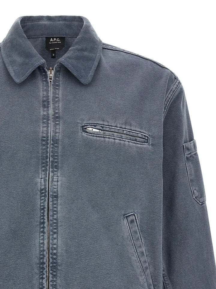 A.P.C. Sample Sale | A.P.C. Gray Cotton Denim Jacket - | Designer outlet