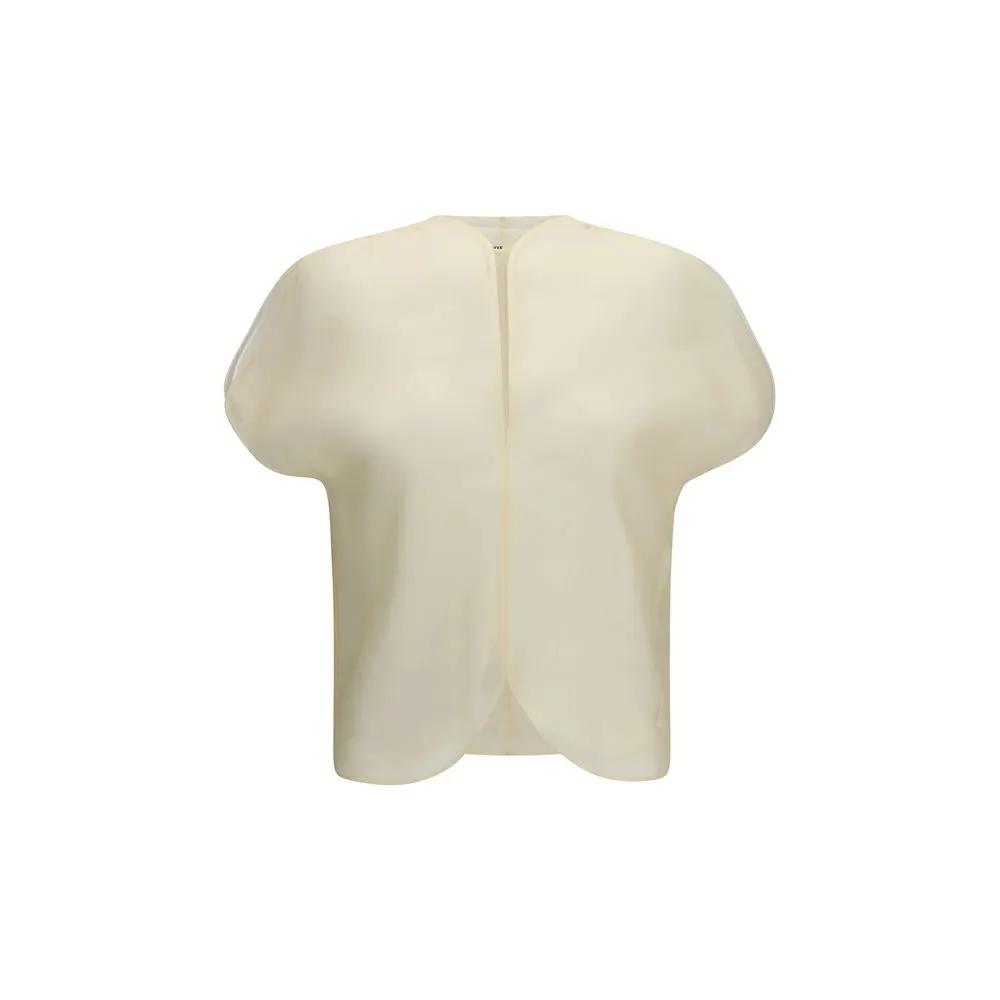 Khaite Sample Sale | Khaite Beige Silk Shirt - | Designer outlet