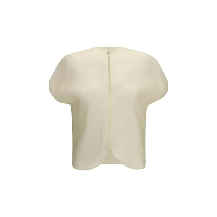 Khaite Sample Sale | Khaite Beige Silk Shirt - | Designer outlet
