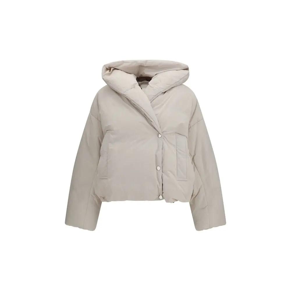 Max Mara Sample Sale | Max Mara Gray Polyamide Full-Length Jacket - | Designer outlet