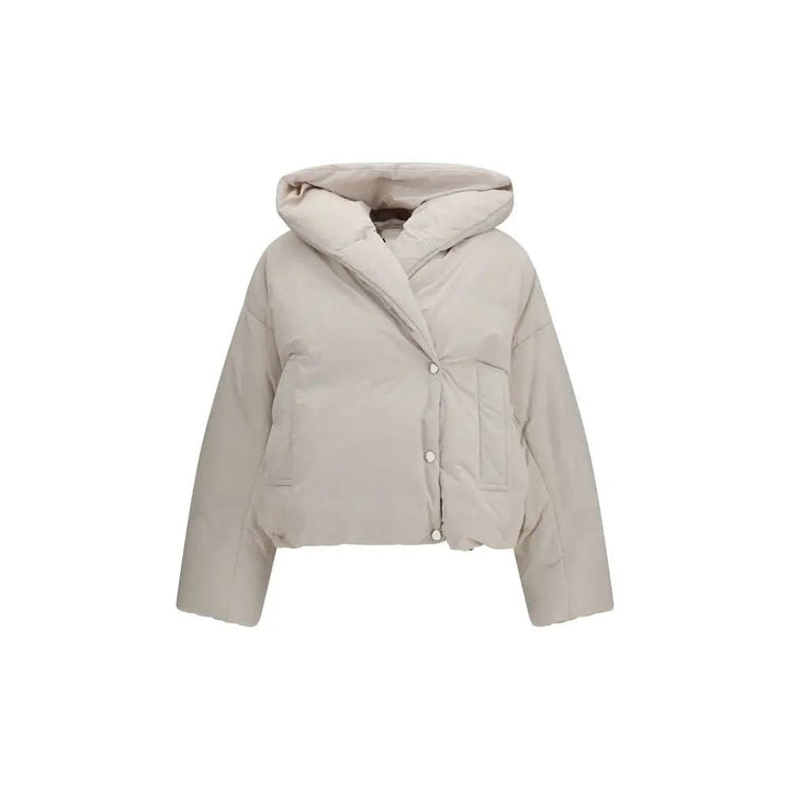 Max Mara Sample Sale | Max Mara Gray Polyamide Full-Length Jacket - | Designer outlet