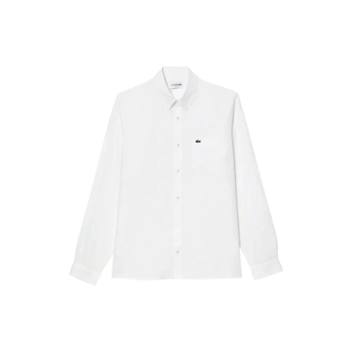 Lacoste Sample Sale | Lacoste White Linen Shirt - | Designer outlet