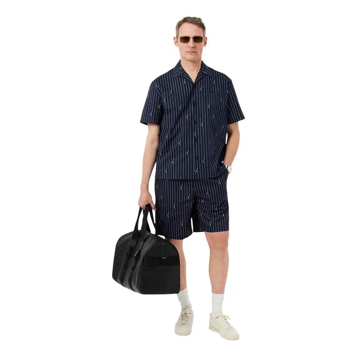 Lacoste Sample Sale | Lacoste Black Cotton Shortsleeve Shirt - | Designer outlet