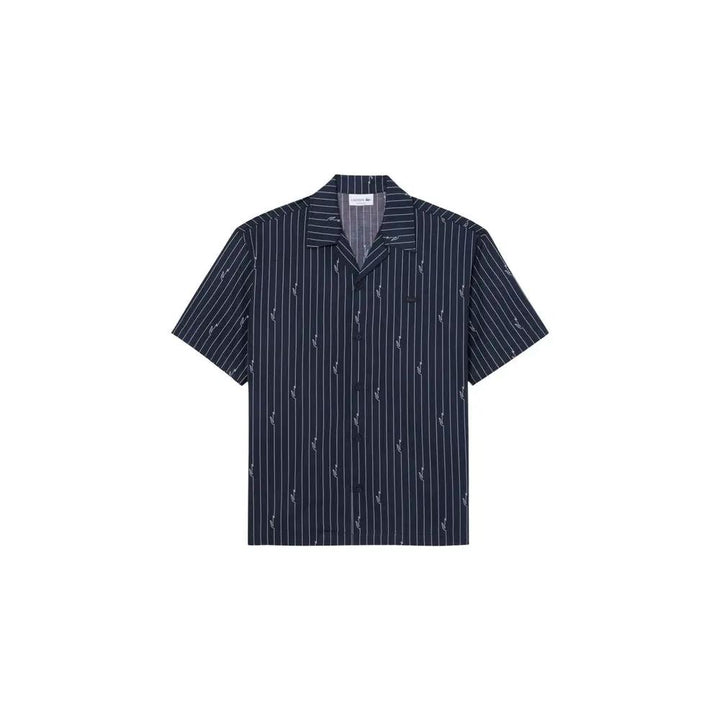 Lacoste Sample Sale | Lacoste Black Cotton Shortsleeve Shirt - | Designer outlet