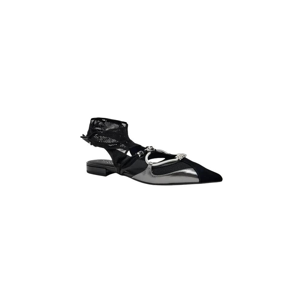 PINKO Sample Sale | PINKO Black Leather Ballet Flats - | Designer outlet