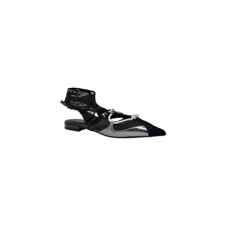 PINKO Sample Sale | PINKO Black Leather Ballet Flats - | Designer outlet