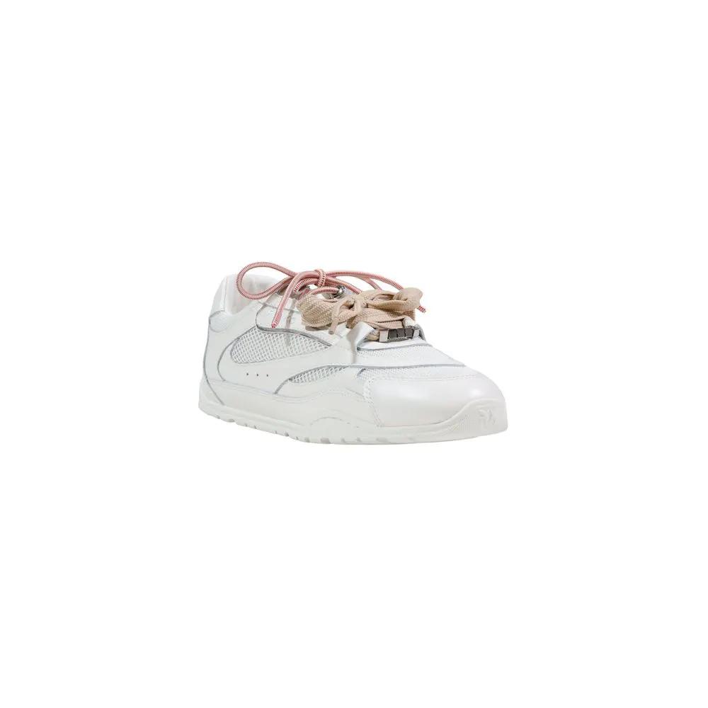 PINKO Sample Sale | PINKO White Leather Sneakers - | Designer outlet