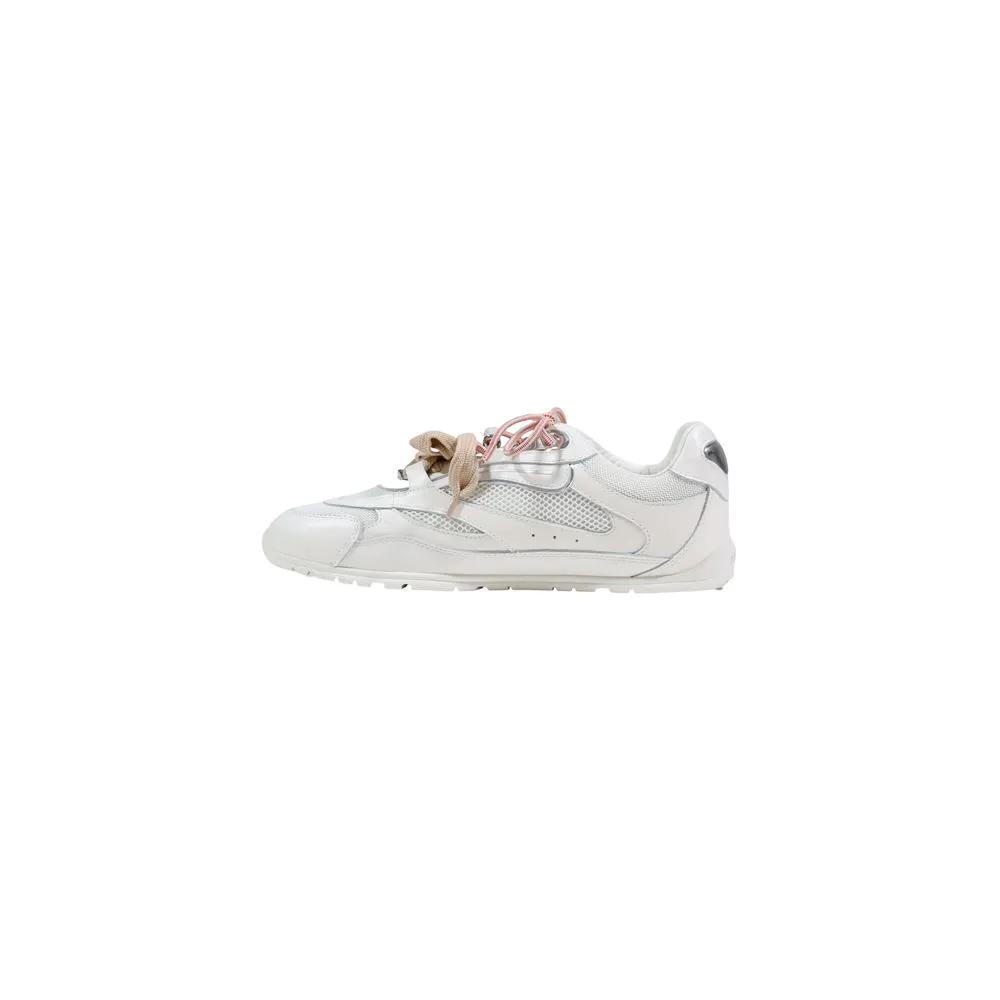 PINKO Sample Sale | PINKO White Leather Sneakers - | Designer outlet