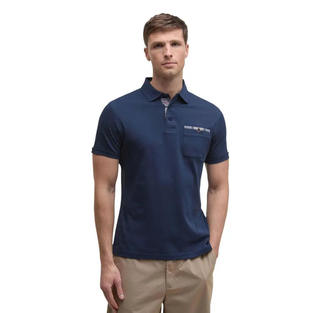 Barbour Sample Sale | Barbour Blue Cotton Polo Shirt - | Designer outlet