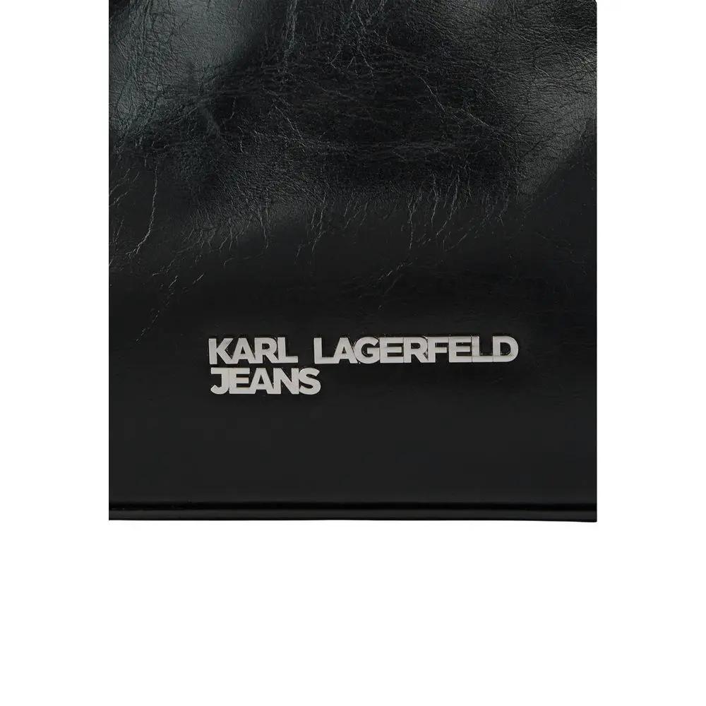 Karl Lagerfeld Sample Sale | Karl Lagerfeld Black Polyethylene Handbag - | Designer outlet