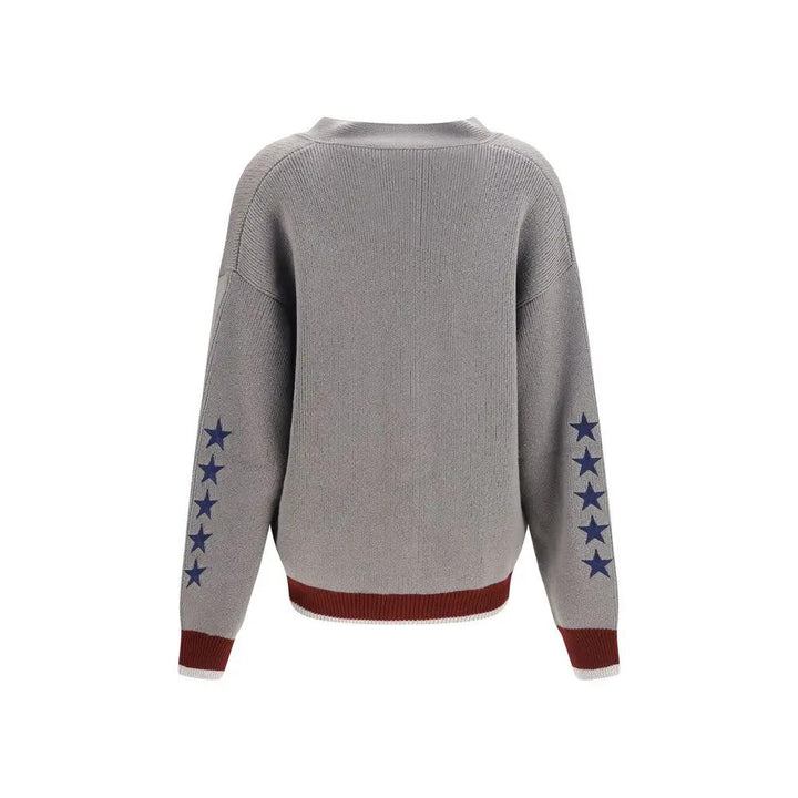 Off-White Sample Sale | Off-White Gray Wool Oves Aries Cardigan - | Designer outlet
