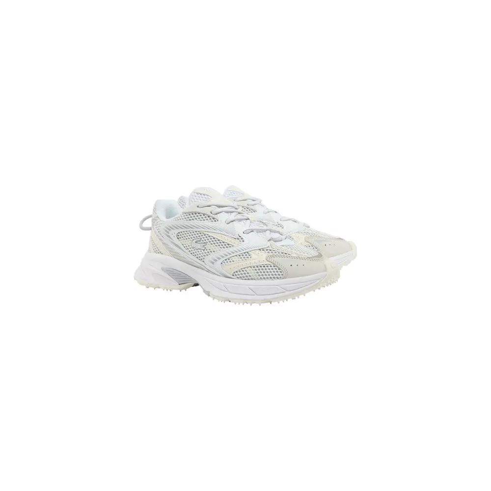 Lacoste Sample Sale | Lacoste White Recycled Polyester Athletic Sneakers - | Designer outlet
