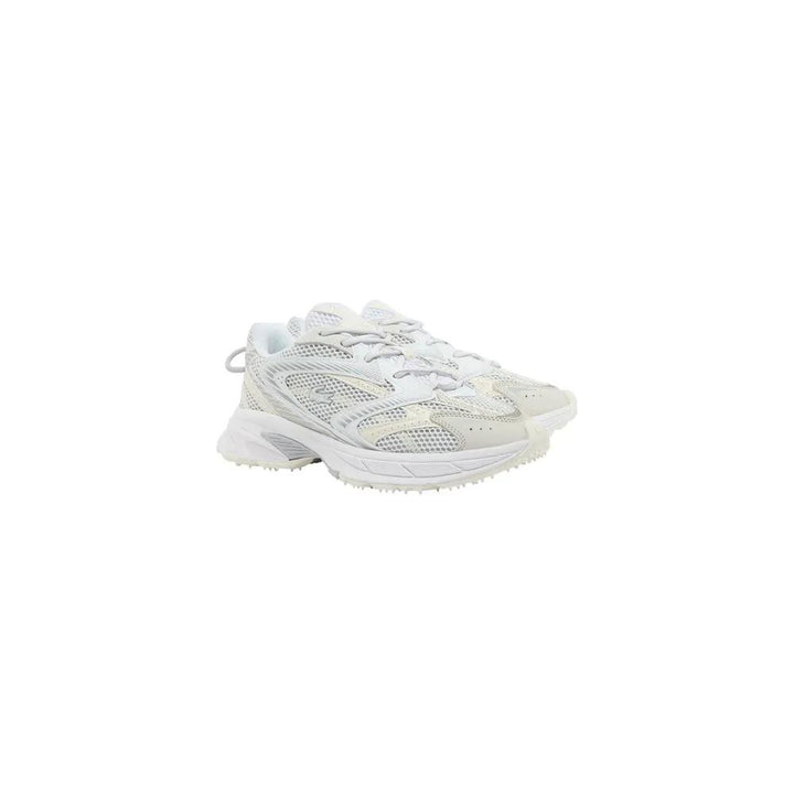 Lacoste Sample Sale | Lacoste White Recycled Polyester Athletic Sneakers - | Designer outlet