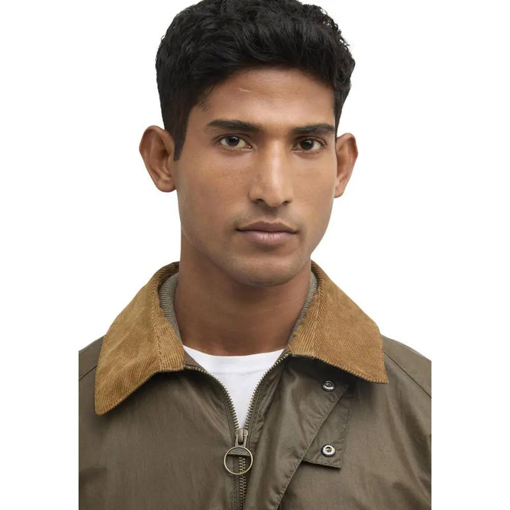 Barbour Sample Sale | Barbour Green Cotton Full-Length Jacket - | Designer outlet