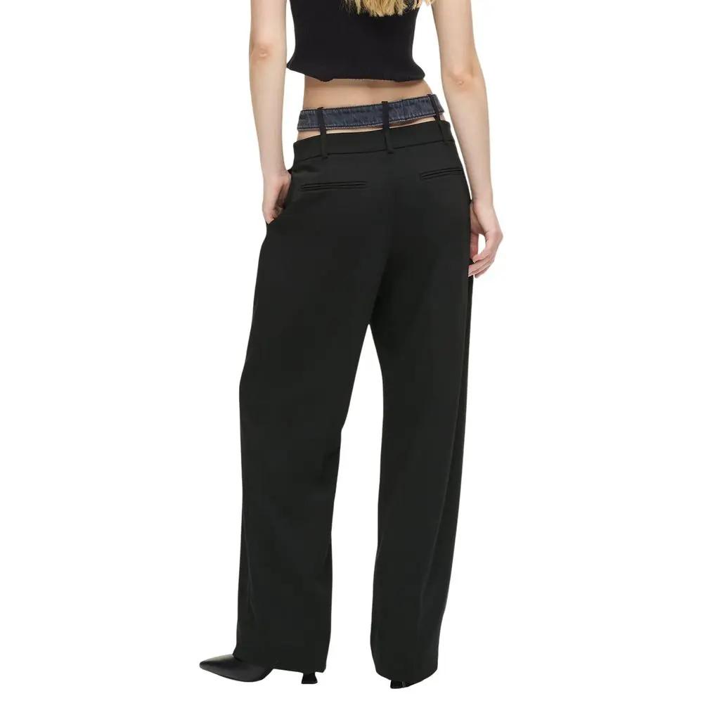 Karl Lagerfeld Sample Sale | Karl Lagerfeld Black Polyester Casual Pants - | Designer outlet