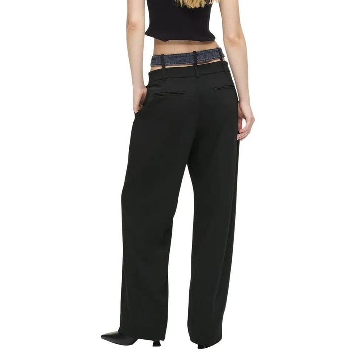 Karl Lagerfeld Sample Sale | Karl Lagerfeld Black Polyester Casual Pants - | Designer outlet