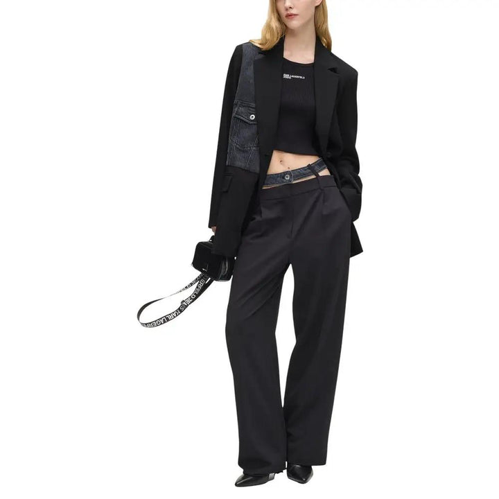 Karl Lagerfeld Sample Sale | Karl Lagerfeld Black Polyester Blazer - | Designer outlet