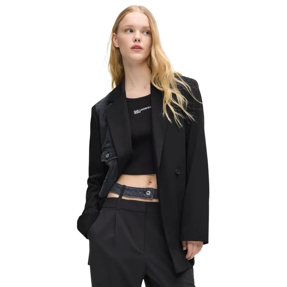 Karl Lagerfeld Sample Sale | Karl Lagerfeld Black Polyester Blazer - | Designer outlet