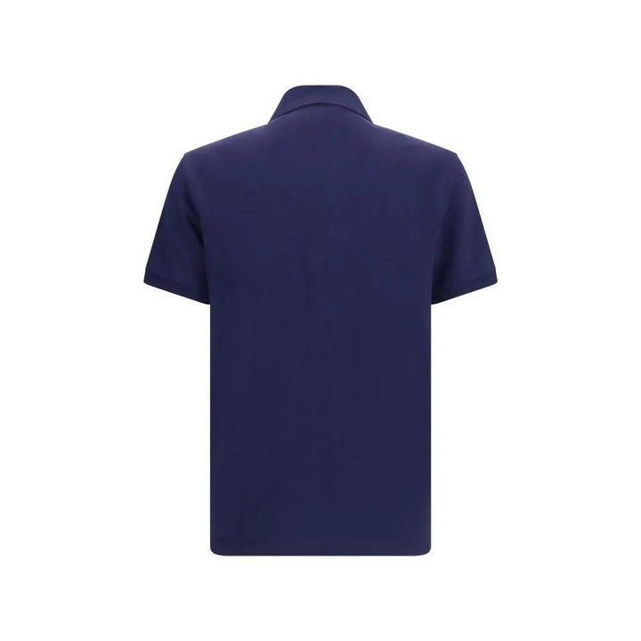 Versace Sample Sale | Versace Blue Cotton Polo Shirt - | Designer outlet
