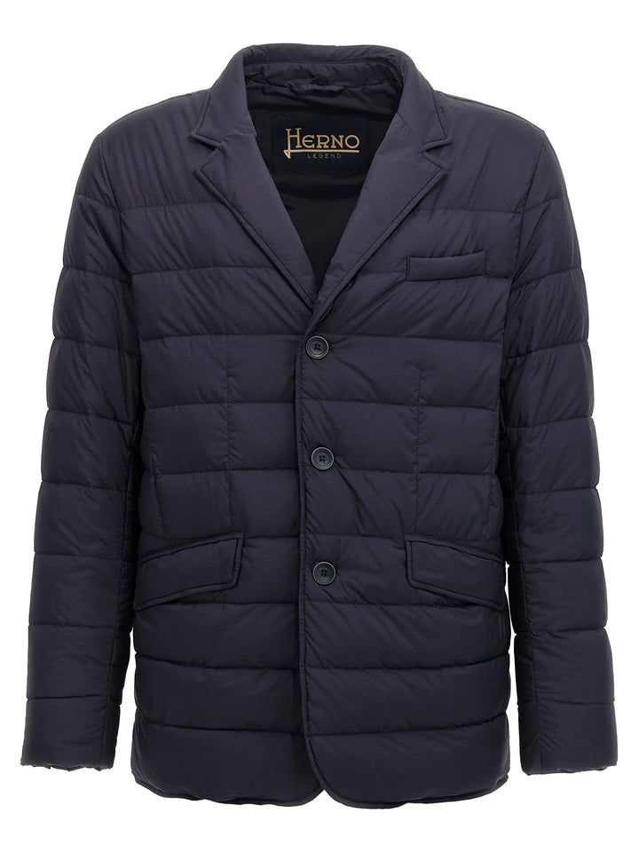 Herno Sample Sale | Herno Blue Polyamide Jacket - | Designer outlet