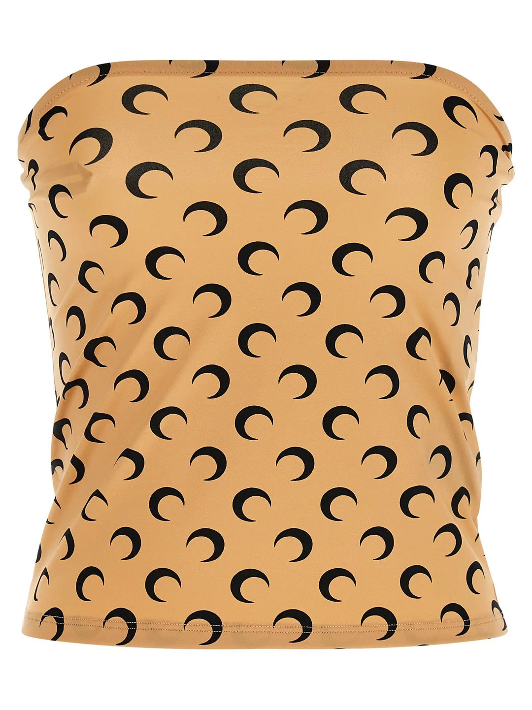 Marine Serre Sample Sale | Marine Serre Beige Polyamide T-Shirt - | Designer outlet