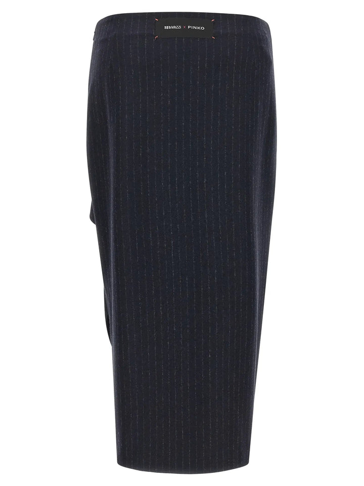 PINKO Sample Sale | PINKO Blue Polyester Mini Skirt - | Designer outlet