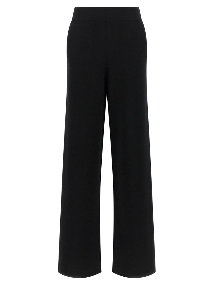 Max Mara Sample Sale | Max Mara Black Wool Casual Pants - | Designer outlet